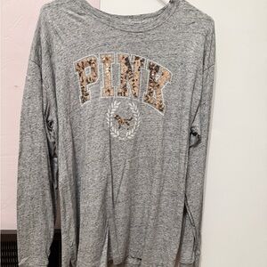 PINK Victoria's Secret Heathered Top